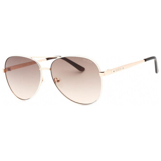 Guess White Metal Sunglasses