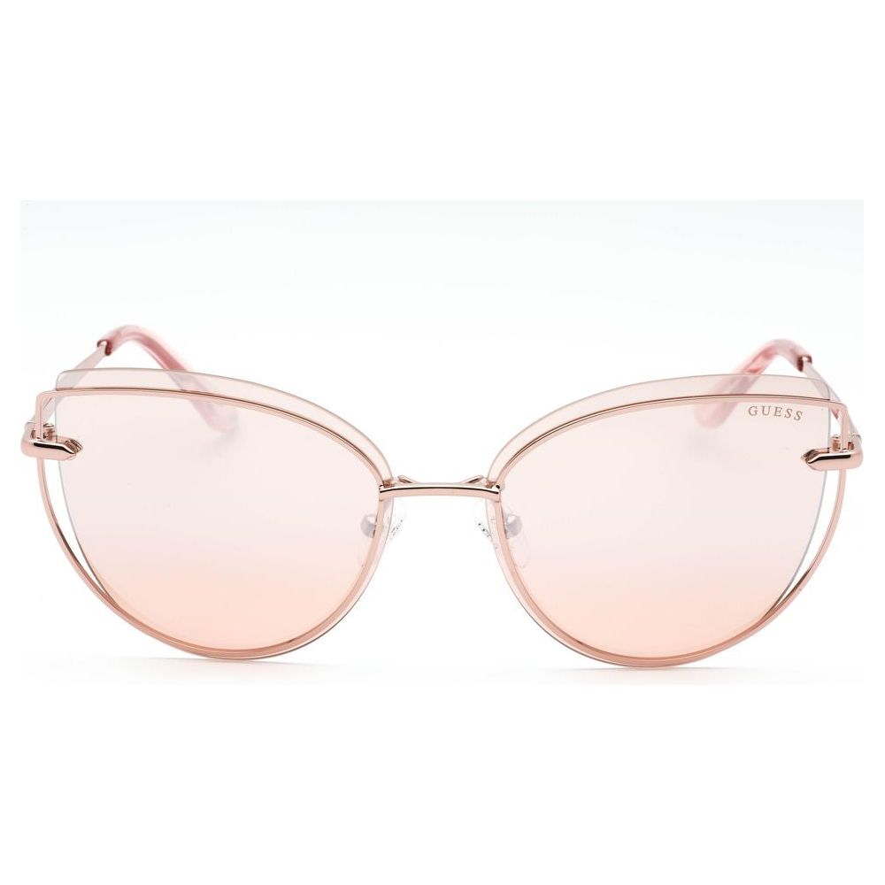 Guess Pink Metal Sunglasses Guess