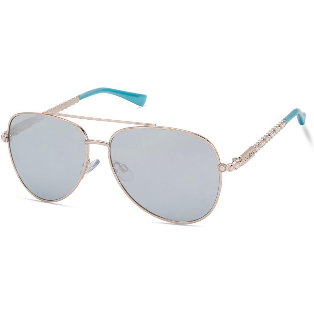 Guess Pink Metal Sunglasses Guess