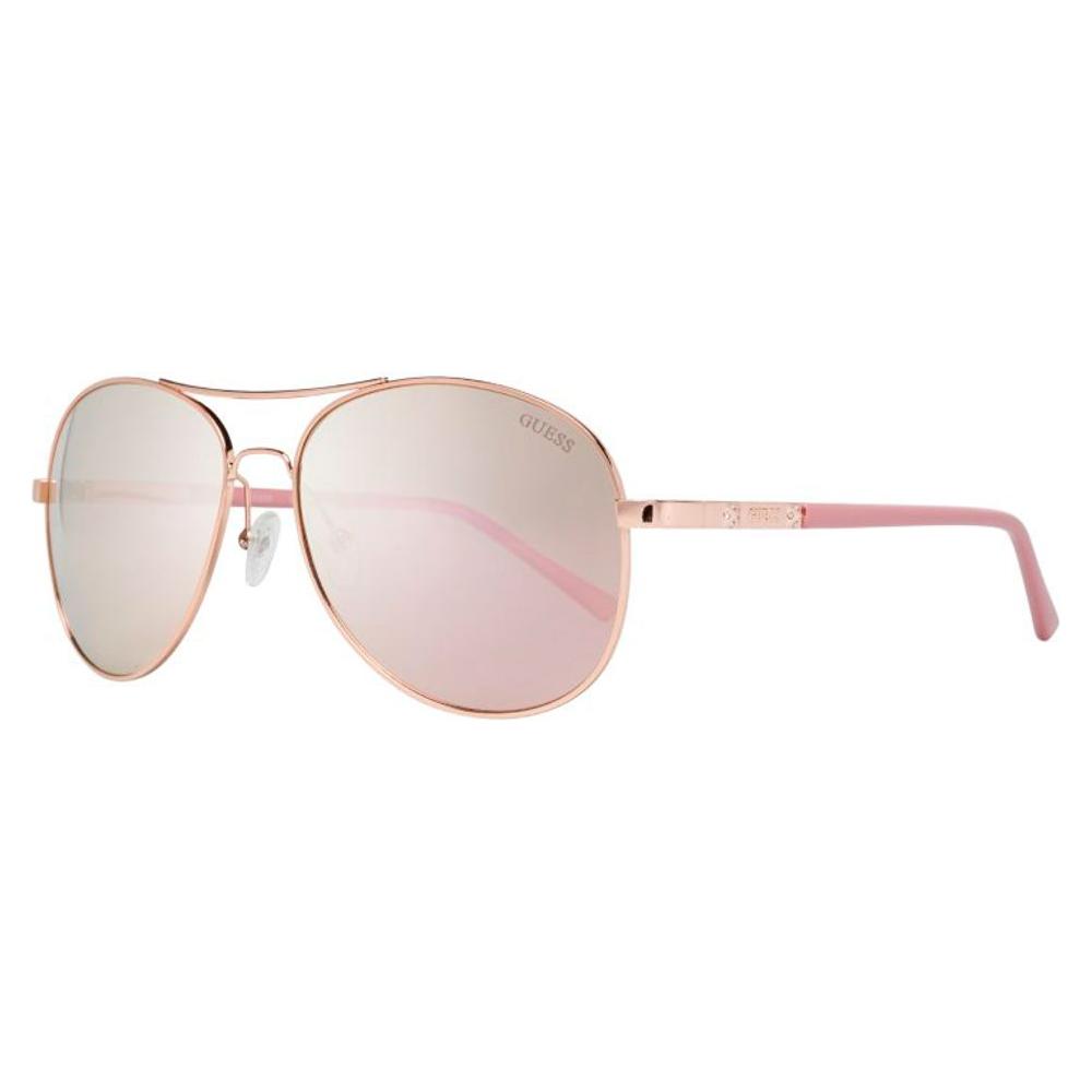 Guess Pink Metal Sunglasses Guess