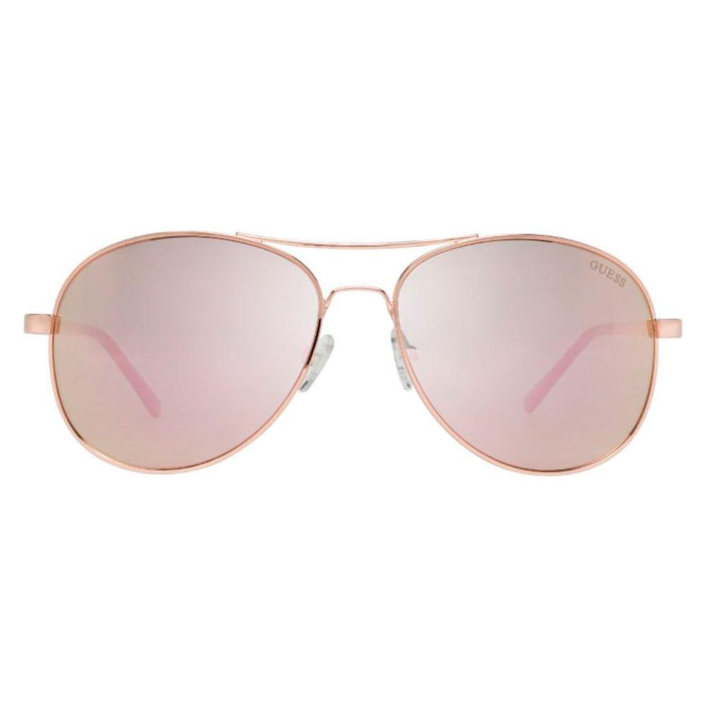 Guess Pink Metal Sunglasses Guess