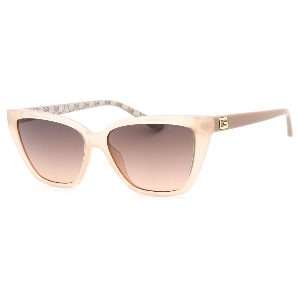 Guess Beige Resin Sunglasses Guess