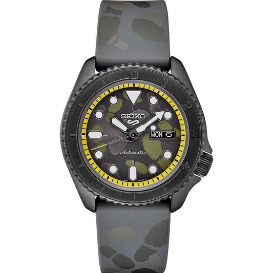 Seiko Black Silicone Watch