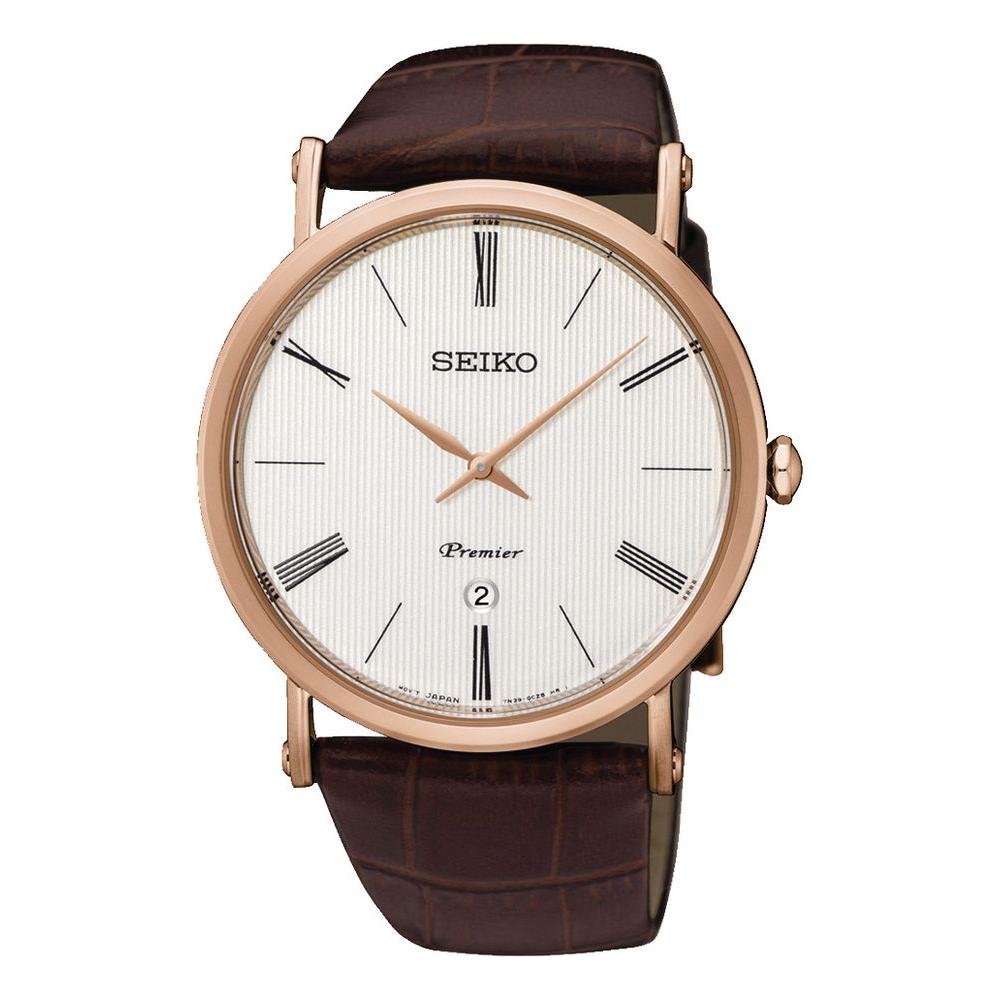 Seiko Brown Leather Watch Seiko