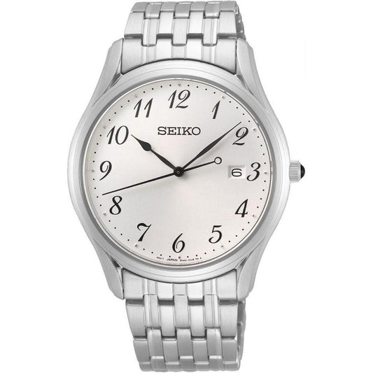 Seiko Gray Stainless Steel Watch