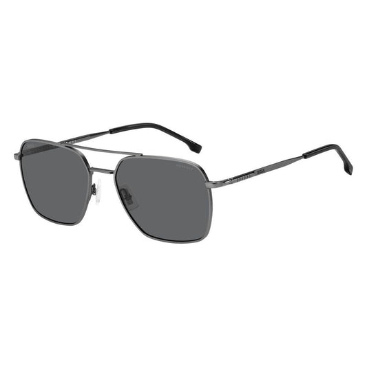 Hugo Boss Gray Metal Sunglasses