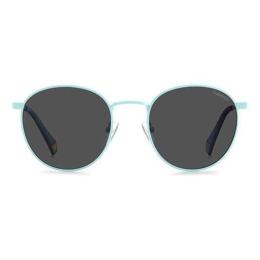 Polaroid Blue Stainless Steel Sunglasses