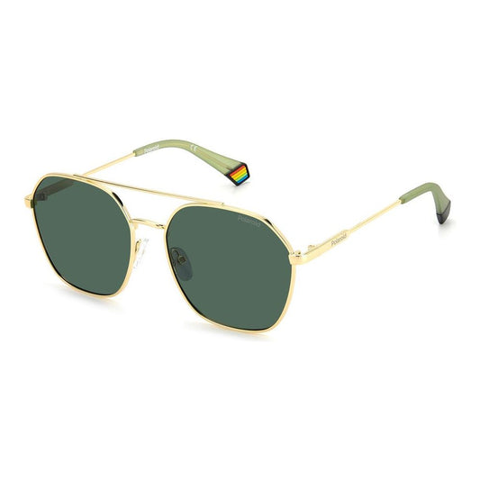 Polaroid Gold Stainless Steel Sunglasses Polaroid