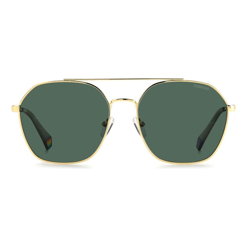 Polaroid Gold Stainless Steel Sunglasses Polaroid