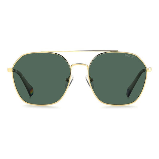 Polaroid Gold Stainless Steel Sunglasses Polaroid