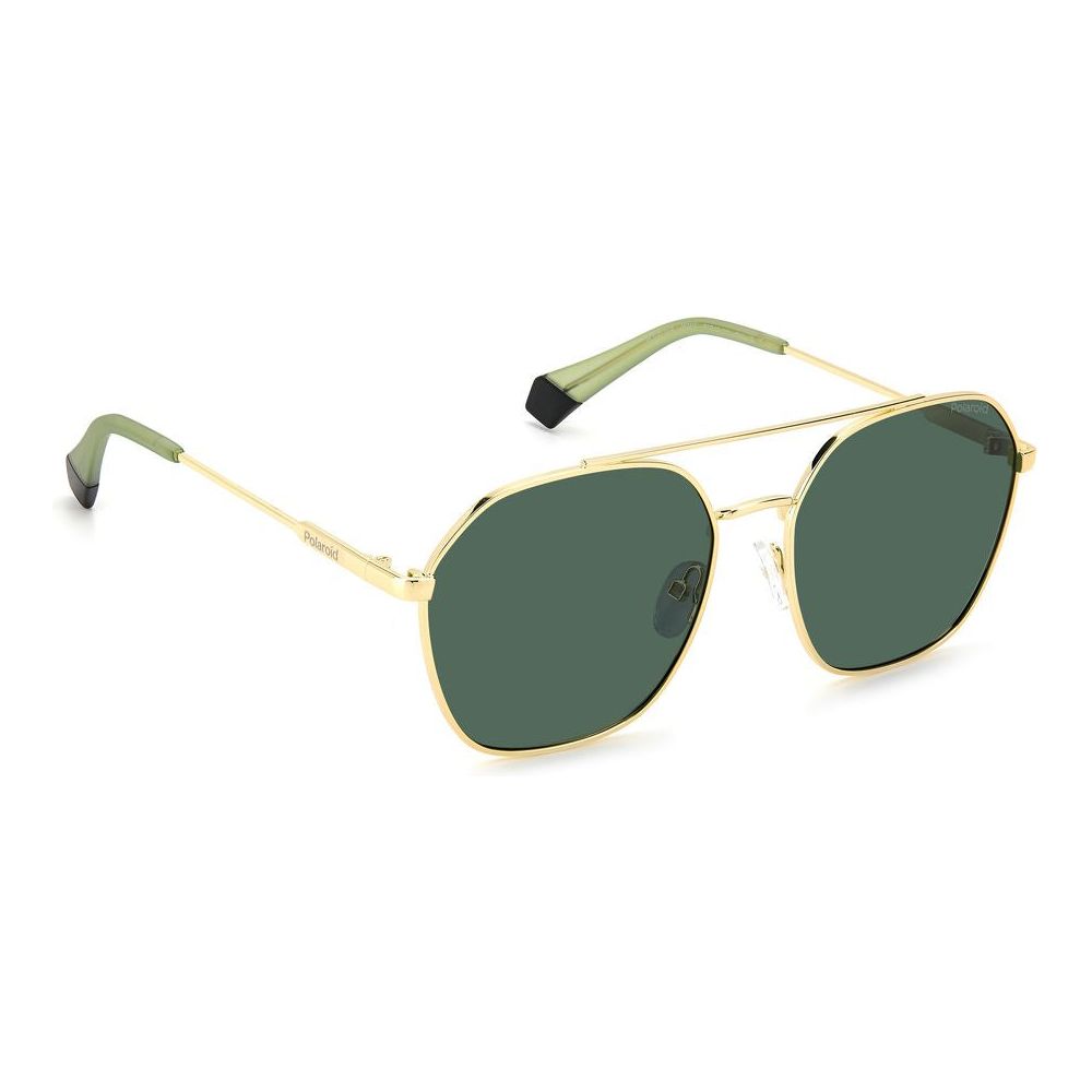 Polaroid Gold Stainless Steel Sunglasses Polaroid