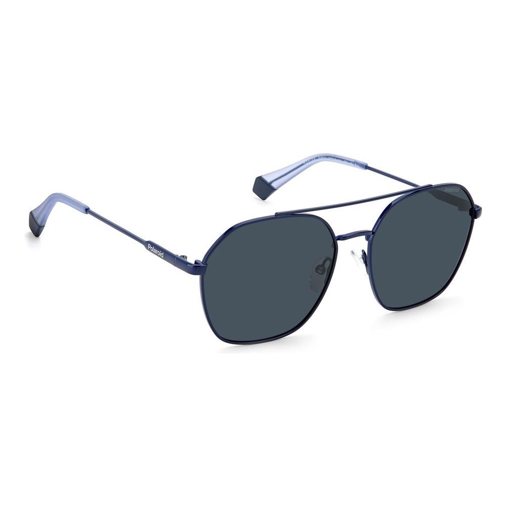 Polaroid Blue Stainless Steel Sunglasses Polaroid