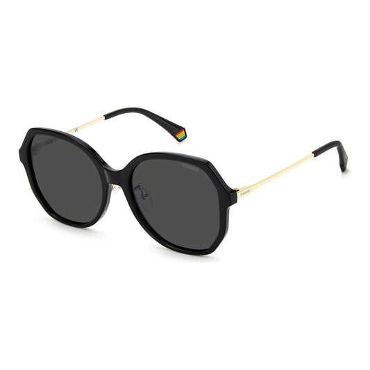 Polaroid Black Plastic Sunglasses