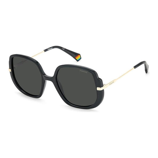 Polaroid Gray Metal Sunglasses