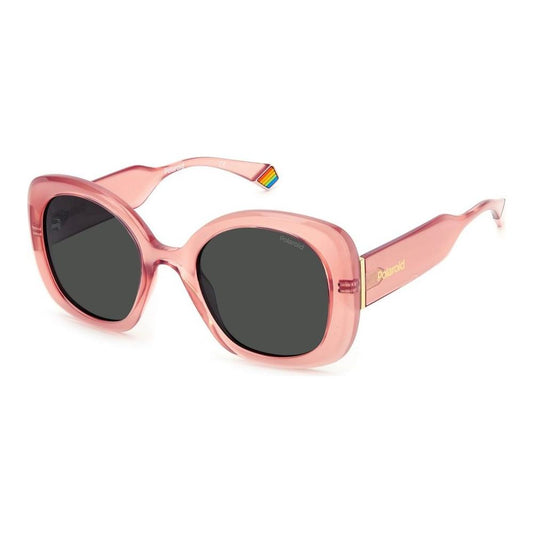 Polaroid Pink Metal Sunglasses