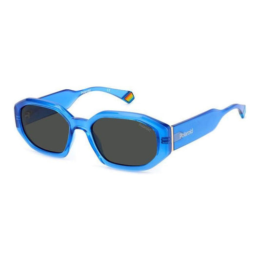 Polaroid Blue Metal Sunglasses