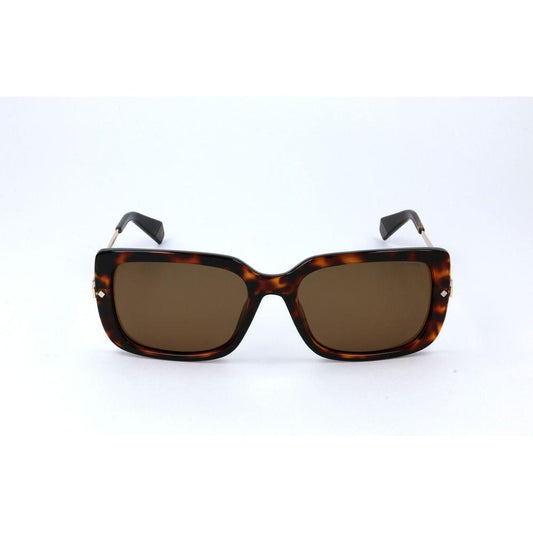 Polaroid Brown Metal Sunglasses