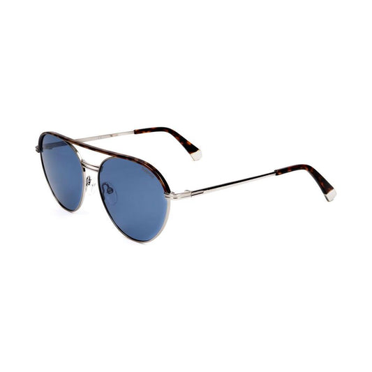 Polaroid Silver Metal Sunglasses