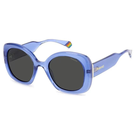 Polaroid Blue Metal Sunglasses