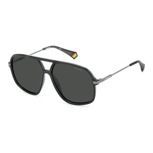 Polaroid Gray Plastic Sunglasses