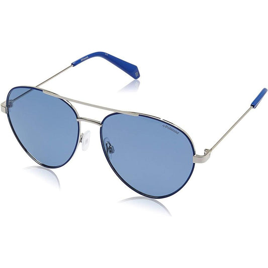 Polaroid Blue Metal Sunglasses