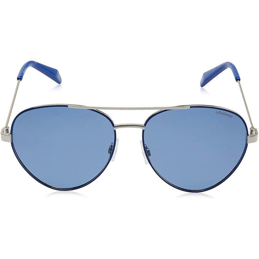 Polaroid Blue Metal Sunglasses