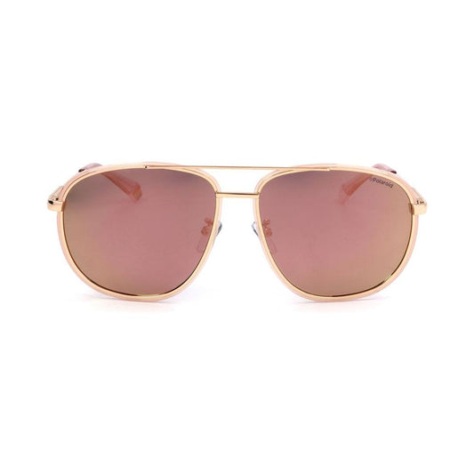 Polaroid Rose Gold Metal Sunglasses