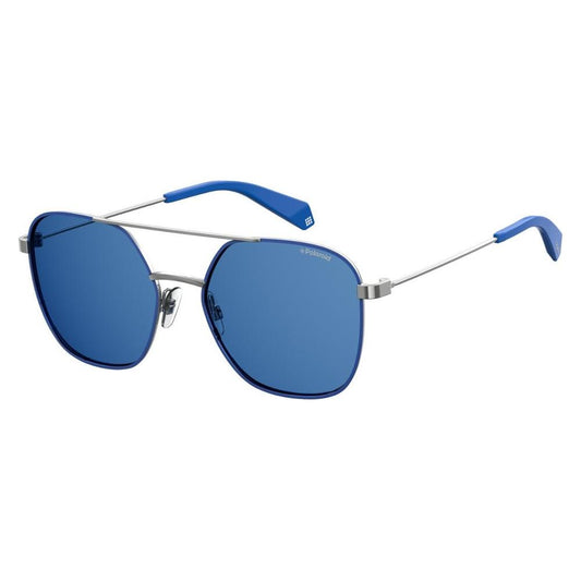 Polaroid Blue Metal Sunglasses