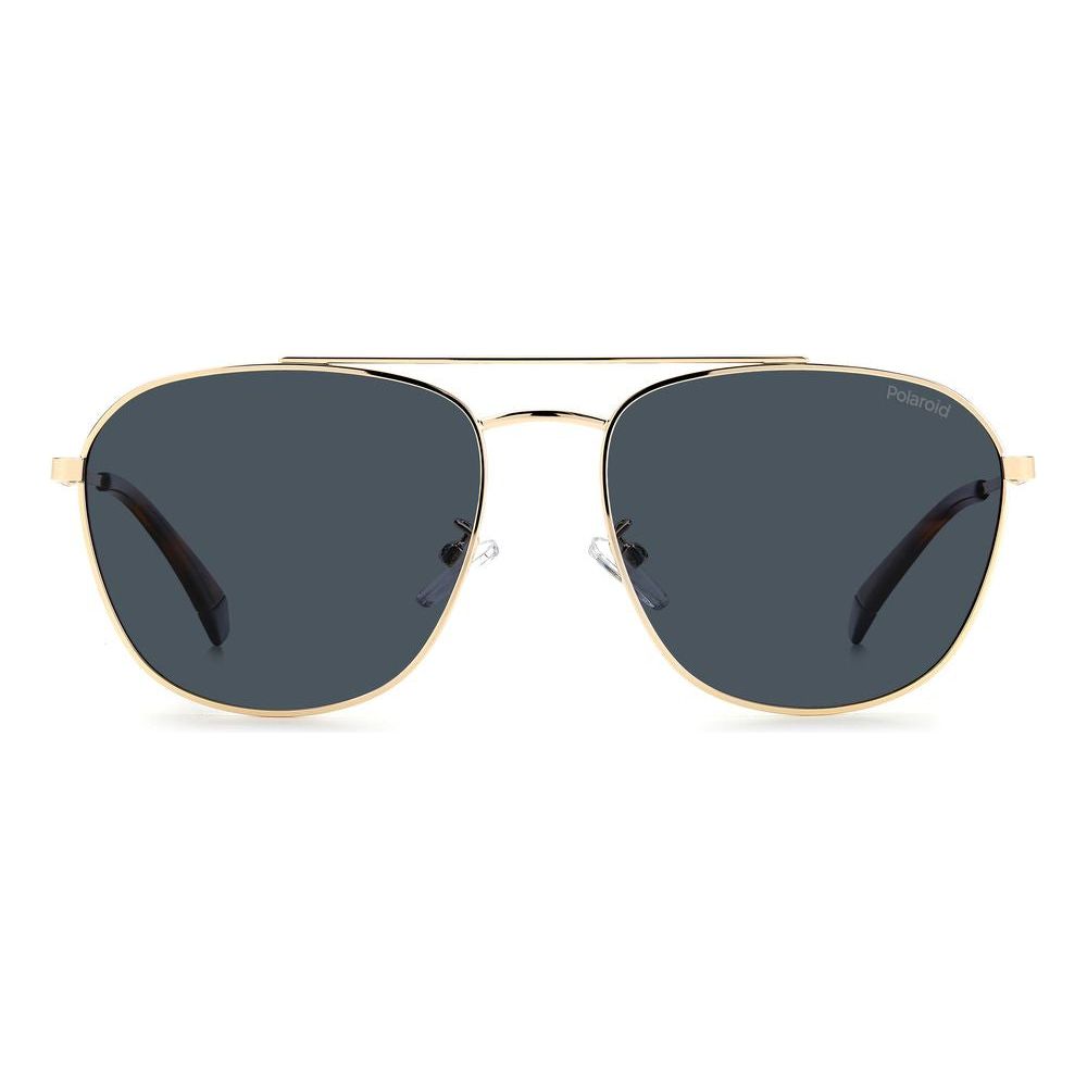 Polaroid Gold Stainless Steel Sunglasses Polaroid