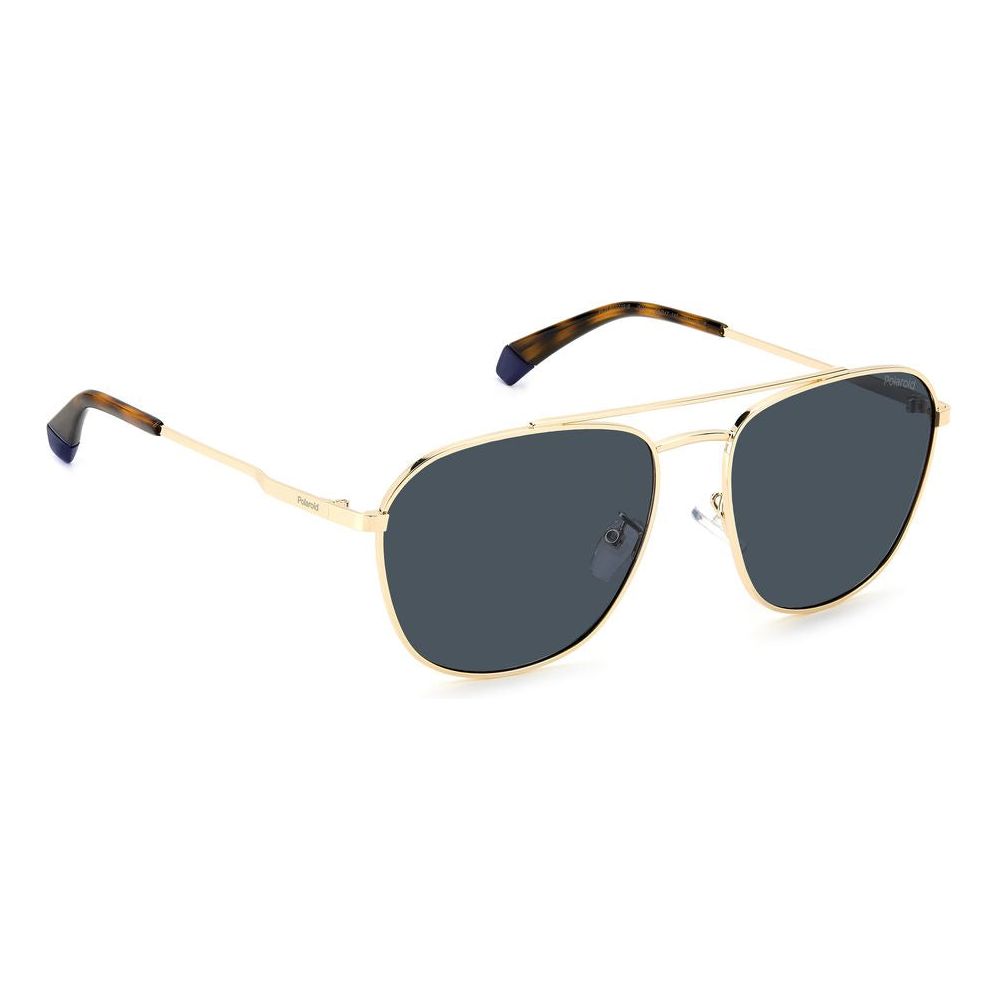 Polaroid Gold Stainless Steel Sunglasses Polaroid