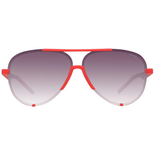 Polaroid Red Plastic Sunglasses