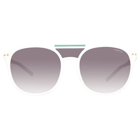 Polaroid White Acetate Sunglasses