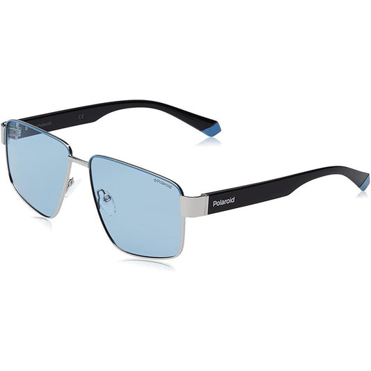 Polaroid Blue Metal Sunglasses