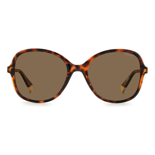 Polaroid Brown Resin Sunglasses