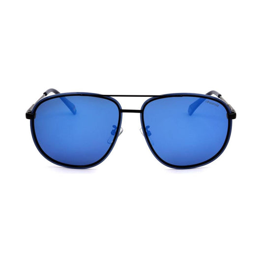 Polaroid Blue Metal Sunglasses