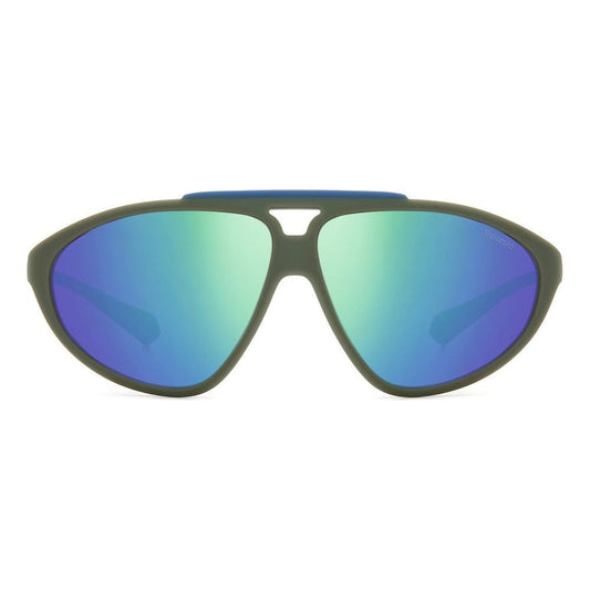 Polaroid Green Rubber Sunglasses