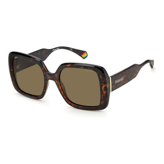 Polaroid Brown Resin Sunglasses