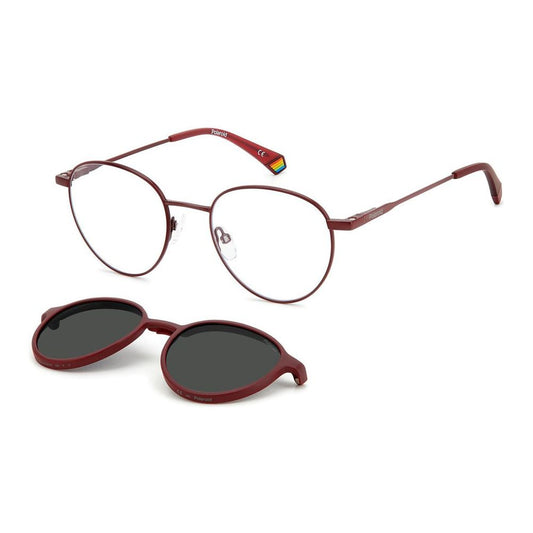 Polaroid Red Metal Sunglasses