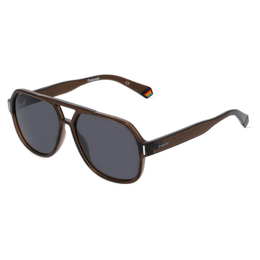 Polaroid Brown Resin Sunglasses