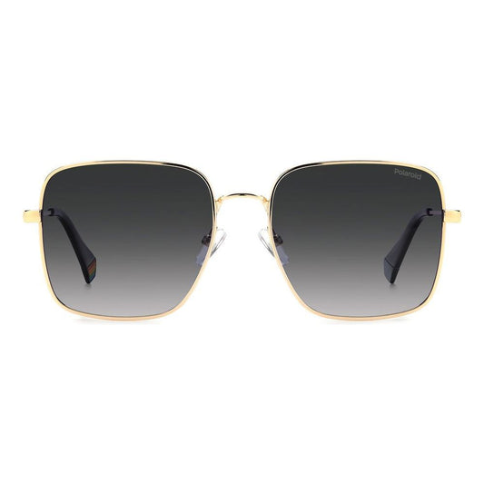 Polaroid Gold Metal Sunglasses