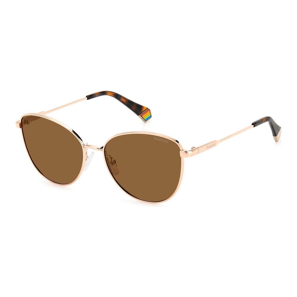 Polaroid Gold Metal Sunglasses Polaroid