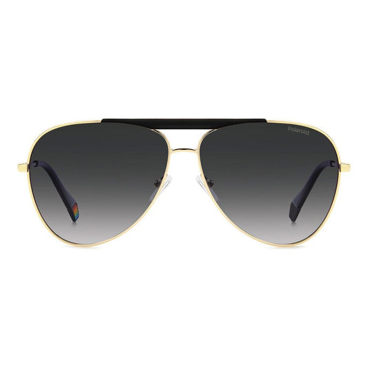 Polaroid Black Metal Sunglasses