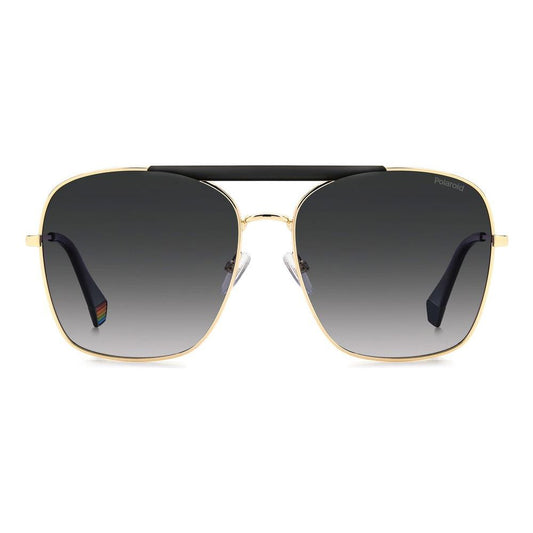 Polaroid Black Metal Sunglasses