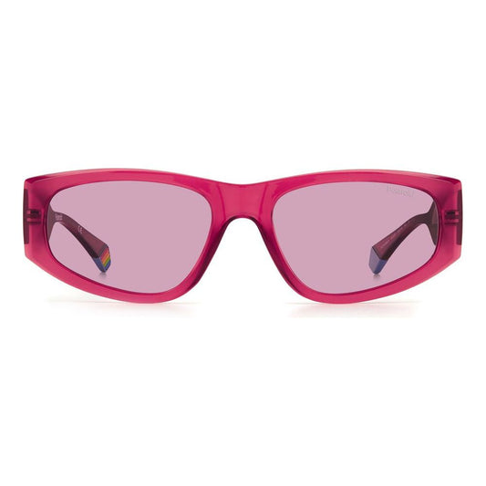 Polaroid Red Plastic Sunglasses