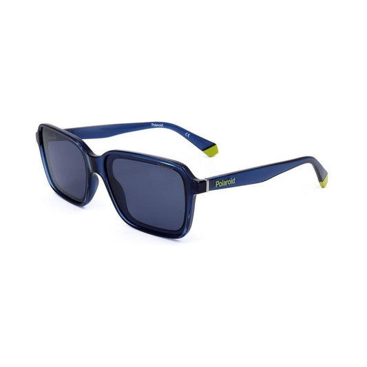 Polaroid Blue Metal Sunglasses