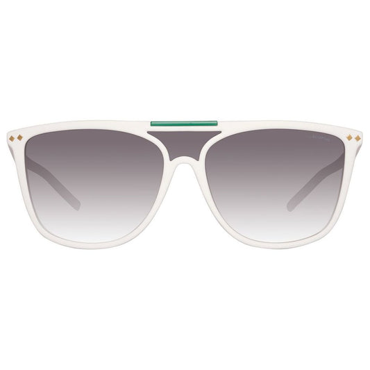 Polaroid White Acetate Sunglasses