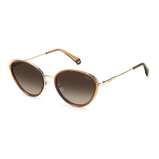 Polaroid Beige Plastic Sunglasses