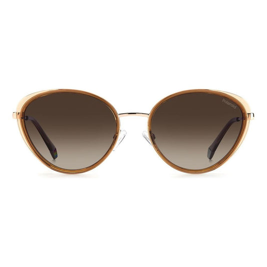 Polaroid Beige Plastic Sunglasses