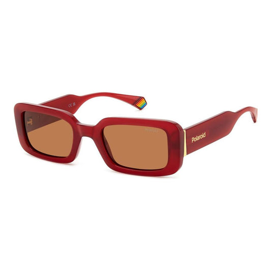 Polaroid Red Resin Sunglasses