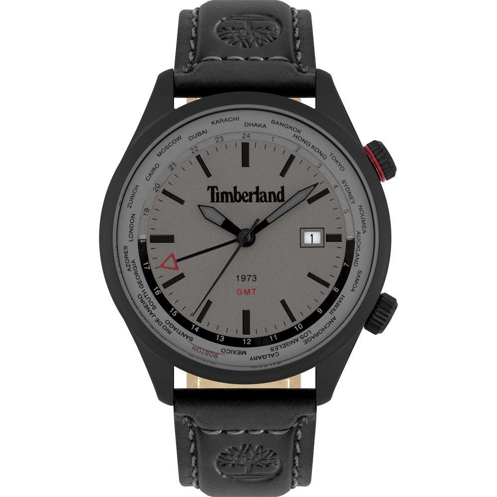 Timberland Black Leather Watch Timberland